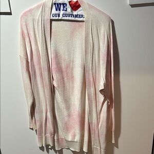 Sanctuary Pink and Cream Cardigan Small S